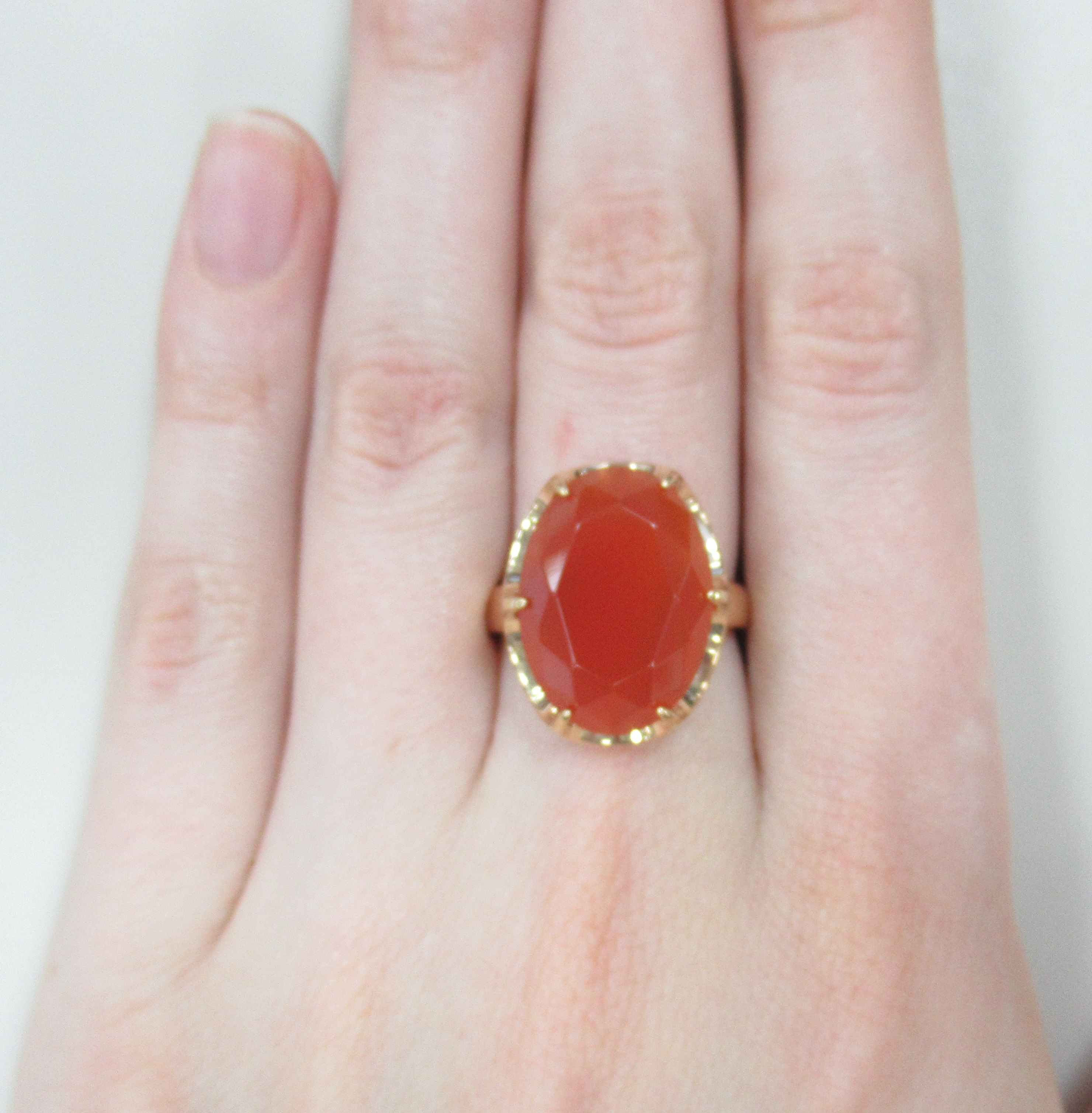 Серебряное кольцо с агатом